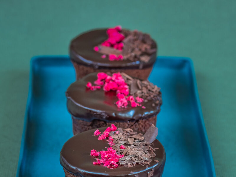 Brownie vaarikatega