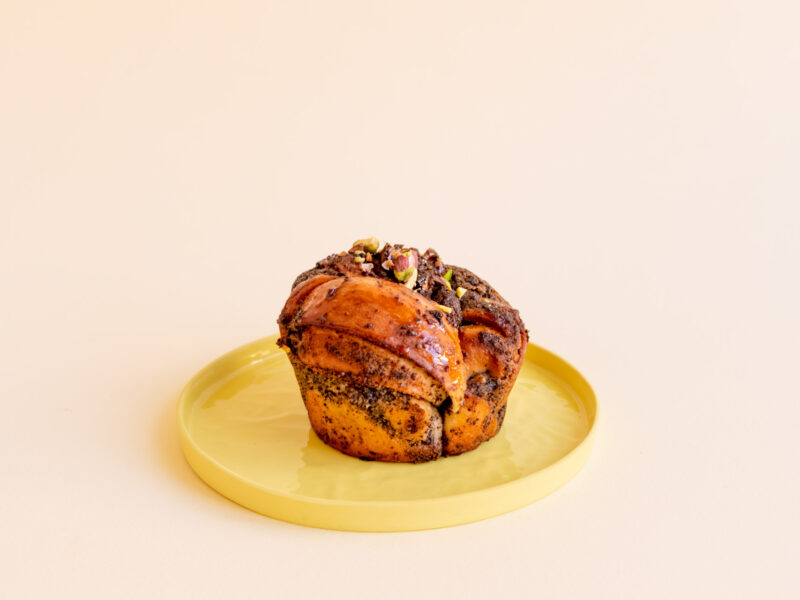 Vegan mooni-mandli saiake